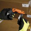 imageKlein Tools 44303 FLICKBLADE Folding Utility Knife with Blade Storage Utility Knife with 5 Blades Compact with Side Release Button and Dual Locking PositionsFlickblade w Storage