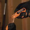 imageKlein Tools 44303 FLICKBLADE Folding Utility Knife with Blade Storage Utility Knife with 5 Blades Compact with Side Release Button and Dual Locking PositionsFlickblade w Storage
