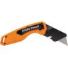 imageKlein Tools 44303 FLICKBLADE Folding Utility Knife with Blade Storage Utility Knife with 5 Blades Compact with Side Release Button and Dual Locking PositionsFlickblade