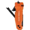 imageKlein Tools 44303 FLICKBLADE Folding Utility Knife with Blade Storage Utility Knife with 5 Blades Compact with Side Release Button and Dual Locking PositionsFlickblade w Scraper