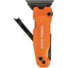imageKlein Tools 44303 FLICKBLADE Folding Utility Knife with Blade Storage Utility Knife with 5 Blades Compact with Side Release Button and Dual Locking PositionsFlickblade w Scraper