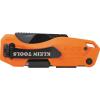 imageKlein Tools 44303 FLICKBLADE Folding Utility Knife with Blade Storage Utility Knife with 5 Blades Compact with Side Release Button and Dual Locking PositionsFlickblade w Driver