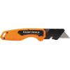 imageKlein Tools 44303 FLICKBLADE Folding Utility Knife with Blade Storage Utility Knife with 5 Blades Compact with Side Release Button and Dual Locking PositionsFlickblade