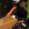imageKlein Tools 44303 FLICKBLADE Folding Utility Knife with Blade Storage Utility Knife with 5 Blades Compact with Side Release Button and Dual Locking PositionsRetractable