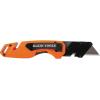 imageKlein Tools 44303 FLICKBLADE Folding Utility Knife with Blade Storage Utility Knife with 5 Blades Compact with Side Release Button and Dual Locking PositionsFlickblade w Storage