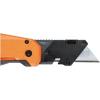 imageKlein Tools 44303 FLICKBLADE Folding Utility Knife with Blade Storage Utility Knife with 5 Blades Compact with Side Release Button and Dual Locking PositionsFlickblade w Scraper