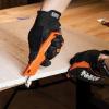 imageKlein Tools 44303 FLICKBLADE Folding Utility Knife with Blade Storage Utility Knife with 5 Blades Compact with Side Release Button and Dual Locking PositionsRetractable