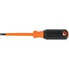imageKlein Tools 6844INS Insulated Screwdriver Made in USA 1000V 2 Square Tip Screwdriver with 4Inch Shank TipIdent CushionGrip Handle14Inch Cabinet