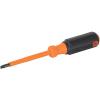 imageKlein Tools 6844INS Insulated Screwdriver Made in USA 1000V 2 Square Tip Screwdriver with 4Inch Shank TipIdent CushionGrip Handle14Inch Cabinet