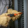 imageKlein Tools 6844INS Insulated Screwdriver Made in USA 1000V 2 Square Tip Screwdriver with 4Inch Shank TipIdent CushionGrip Handle14Inch Cabinet