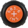 imageKlein Tools 6884INS Insulated Screwdriver Made in USA 1000V 1 Square Tip Screwdriver with 4Inch Shank TipIdent CushionGrip HandleOne Size