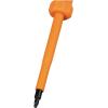 imageKlein Tools 6884INS Insulated Screwdriver Made in USA 1000V 1 Square Tip Screwdriver with 4Inch Shank TipIdent CushionGrip HandleOne Size