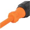 imageKlein Tools 6884INS Insulated Screwdriver Made in USA 1000V 1 Square Tip Screwdriver with 4Inch Shank TipIdent CushionGrip HandleOne Size