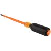 imageKlein Tools 6946INS 1000V Slim Tip Insulated Screwdriver Made in USA Screwdriver with 6Inch Round Shank 2 Square Tip Cushion Grip Handle2 Square