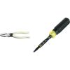 imageKlein Tools D20009NEGLW Side Cutter Linemans Pliers Cut ACSR Screws Nails Hard Wire 9Inch HiViz PliersHD Cutting with Glow Handles
