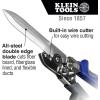 imageKlein Tools DK06 Knife Serrated Stainless Steel Duct Knife for Flexible Duct and Board with SheathDuct Knife with Wire Cutter