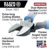 imageKlein Tools J200059 Pliers Diagonal Cutting Journeyman Pliers with HighLeverage Design Larger Head and Extra Long Blades 9Inch