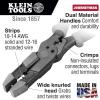 imageKlein Tools J2158CR Multitool Pliers Hybrid Multi Purpose Tool  Crimper Wire Stripper Bolt Shearing Wire Grabbing Twisting Looping8Inch