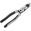 imageKlein Tools J2158CR Multitool Pliers Hybrid Multi Purpose Tool  Crimper Wire Stripper Bolt Shearing Wire Grabbing Twisting Looping9Inch with Tape Puller