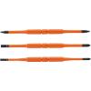 imageKlein Tools 13157 Insulated Screwdriver Blades Interchangeable SingleEnd Replacement Blades for Klein Insulated Screwdrivers 3Pack