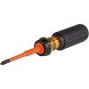 imageKlein Tools 32293 Insulated Screwdriver 2in1 Screwdriver Set with Flip Blade 2 Phillips and14Inch Slotted Tips DoubleEnded Blades2in1