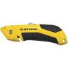 imageKlein Tools 44136 Utility Knife Heavy Duty SelfRetracting Box Cutter and Crafting Knife with NoSlip Grip Wire Stripping and Lanyard Hole1 Count Pack of 1