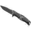 imageKlein Tools 44228 Folding Pocket Knife Electricians EDC Knife Black with Stainless Steel Blade Bearing Assist Flipper Open Belt Clip