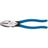 imageKlein Tools D20009NEGLW Side Cutter Linemans Pliers Cut ACSR Screws Nails Hard Wire 9Inch HiViz PliersHD Cutting with Crimping