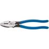 imageKlein Tools D20009NEGLW Side Cutter Linemans Pliers Cut ACSR Screws Nails Hard Wire 9Inch HiViz PliersHD Cutting with Thread Cleaner