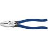 imageKlein Tools D2139NETH Linemans BoltThread Holding Pliers Made in USA HighLeverage Streamline Design with Rounded Nose and Knurled Jaw 9InchWith Thread Cleaner