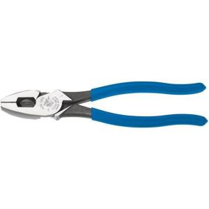 imageKlein Tools D20009NEGLW Side Cutter Linemans Pliers Cut ACSR Screws Nails Hard Wire 9Inch HiViz PliersHD Cutting with FT Pulling