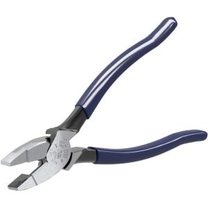 imageKlein Tools D2139NETH Linemans BoltThread Holding Pliers Made in USA HighLeverage Streamline Design with Rounded Nose and Knurled Jaw 9InchStandard