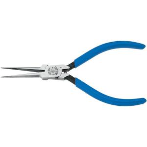 imageKlein Tools D335512C Linemans Pliers Needle Nose Side Cutters Spring Loaded 5Inch Extra Slim