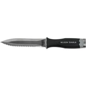 imageKlein Tools DK06 Knife Serrated Stainless Steel Duct Knife for Flexible Duct and Board with SheathDuct Knife
