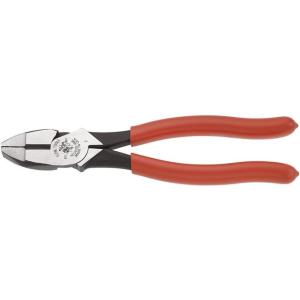 imageKlein Tools HD2139NE Heavy Duty Linemans Pliers with High leverage Design Made in USA Heavy Duty Comfortable Handles and Knurled Jaws 9InchHeavy Duty Cutting