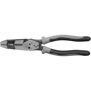 imageKlein Tools J2158CR Multitool Pliers Hybrid Multi Purpose Tool  Crimper Wire Stripper Bolt Shearing Wire Grabbing Twisting Looping8Inch