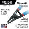 imageKlein Tools 11057 Wire Cutter  Wire Stripper Made in USA Heavy Duty Wire Cutter Stripper for 2030 AWG Solid Wire and 2232 AWG Stranded Wire6  12 AWG Stranded