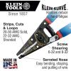 imageKlein Tools 11057 Wire Cutter  Wire Stripper Made in USA Heavy Duty Wire Cutter Stripper for 2030 AWG Solid Wire and 2232 AWG Stranded WireOne Size