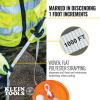 imageKlein Tools 50122 Conduit Measuring Pull Tape Mule Tape for HeavyDuty Cable and Wire Pulling 1250Pound x 2000Foot Long1250Pound x 2000Foot