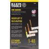 imageKlein Tools 56250 Wire Marker Book for Cable Management Electric Panel Organization Wire Label Stickers Numbered 1481 Count Pack of 1