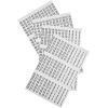 imageKlein Tools 56250 Wire Marker Book for Cable Management Electric Panel Organization Wire Label Stickers Numbered 1481 Count Pack of 1