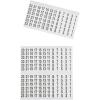 imageKlein Tools 56250 Wire Marker Book for Cable Management Electric Panel Organization Wire Label Stickers Numbered 1481 Count Pack of 1