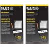 imageKlein Tools 56250 Wire Marker Book for Cable Management Electric Panel Organization Wire Label Stickers Numbered 1481 Count Pack of 2