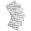 imageKlein Tools 56250 Wire Marker Book for Cable Management Electric Panel Organization Wire Label Stickers Numbered 1481 Count Pack of 2