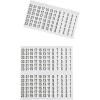 imageKlein Tools 56250 Wire Marker Book for Cable Management Electric Panel Organization Wire Label Stickers Numbered 1481 Count Pack of 2