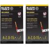 imageKlein Tools 56250 Wire Marker Book for Cable Management Electric Panel Organization Wire Label Stickers Numbered 1481 Count Pack of 2