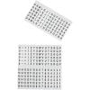 imageKlein Tools 56250 Wire Marker Book for Cable Management Electric Panel Organization Wire Label Stickers Numbered 1481 Count Pack of 2
