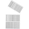 imageKlein Tools 56253 Wire Marker Book Black Letters Numbers and Symbols