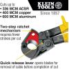 imageKlein Tools 63060 Cable Cutters Ratcheting Heavy Duty Cutters for Up to 750 MCM Great for Cable Preparation400 MCM Copper600 MCM Aluminum336 MCM ACSR