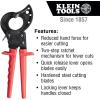 imageKlein Tools 63060 Cable Cutters Ratcheting Heavy Duty Cutters for Up to 750 MCM Great for Cable Preparation600 MCM Copper750MCM Aluminum